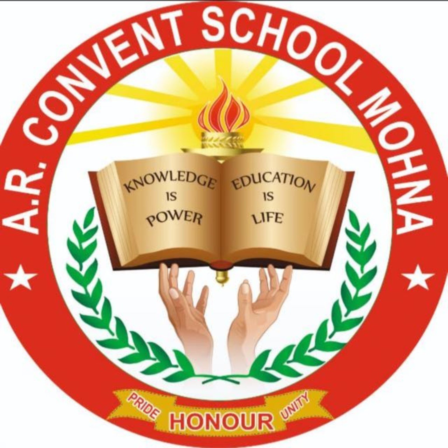 A.R Convent School logo